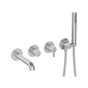 Bateria wannowa 4-otworowa podtynkowa Deante