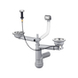 Syfon do zlewozmywaka granitowego 1.5- i 2-komorowego - Space-Saver Deante