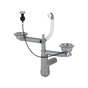 Syfon do zlewozmywaka granitowego 1.5- i 2-komorowego - Space-Saver Deante