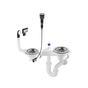 Syfon do zlewozmywaka granitowego 1.5- i 2-komorowego - Space-Saver Deante