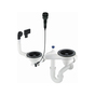 Syfon do zlewozmywaka granitowego 1.5- i 2-komorowego - Space-Saver Deante